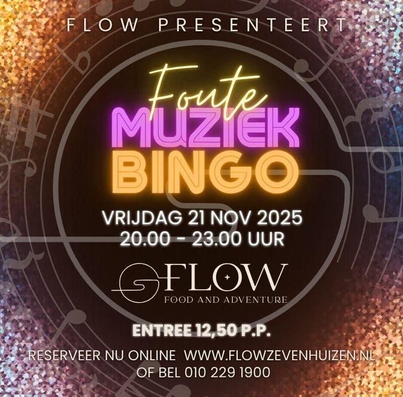 Foute muziek bingo - 21 November