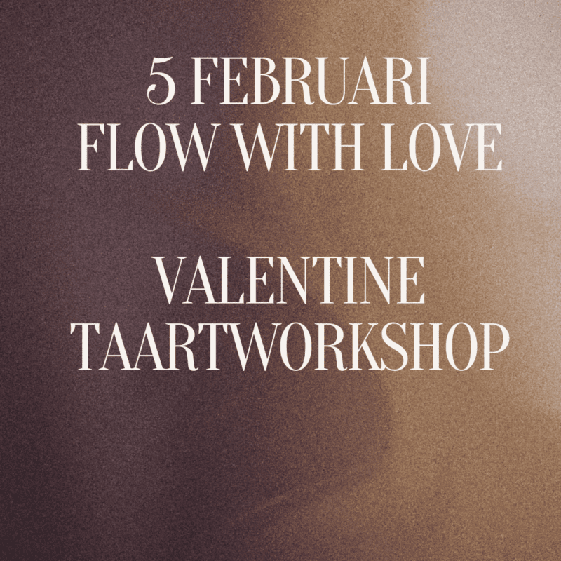 Taart workshop Zoet van Sap - Flow in love
